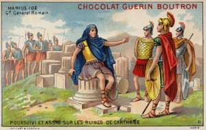 Gaius Marius im Exil unter den Ruinen von Karthago