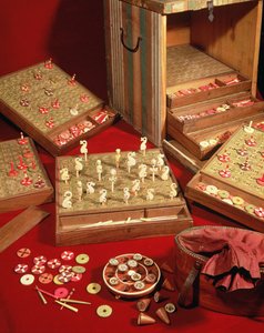 Spiel des Dauphin-Lottos, erfunden von Ludwig XIV. (1638-1715) (Holz & Elfenbein)
