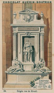 Gaspard de Coligny, Admiral, 1517-1572, errichtet in der Rue de Rivoli von French School