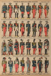 Generalstab der französischen Armee von French School