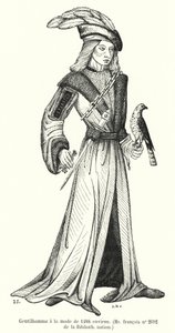 Gentilhomme à la mode de 1488 environ von French School
