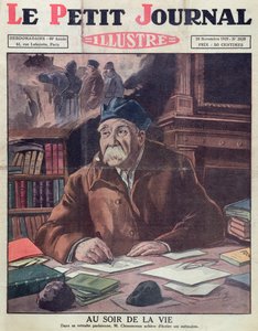 Georges Clemenceau (1841-1929) im Alter, Titelbild von Le Petit Journal, 10. November 1929