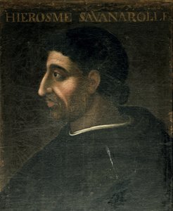 Girolamo Savonarola (1452-98) von French School