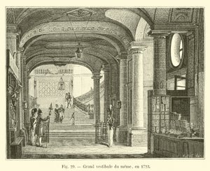 Großes Vestibül desselben, 1723 von French School
