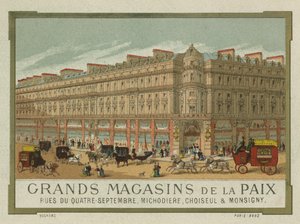 Grands Magasins de la Paix, Paris von French School