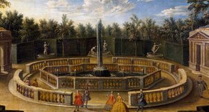 Hain der Kuppeln in Versailles von French School