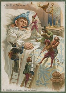 Gulliver krank in Lilliput