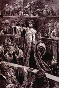 Gwynplaine in „Der Mann, der lacht“ von French School