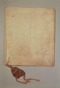 Henri IV, von Gottes Gnaden König von Frankreich und Navarra, erste Seite aus 