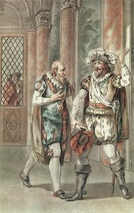 Heinrich IV. im Gespräch mit Sully