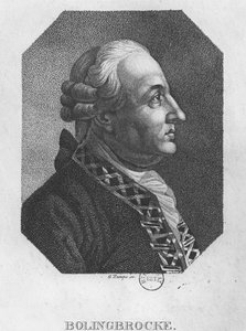 Henry St John, Lord Bolingbroke (Gravur) von French School