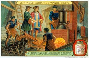 Geschichte der Dampfmaschine: Newcomens atmosphärische Dampfmaschine von French School