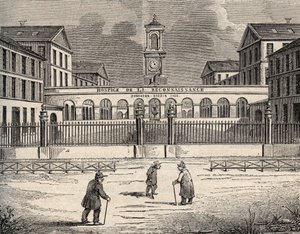 Hospiz der Dankbarkeit in Garches - Hauts-de-Seine - Gravur in „PATRIE - DESCRIPTION PICTURESQUE DE LA FRANCE EN 6 VOLUMES“ von Lucien Huard - Ende des 19. Jahrhunderts von French School