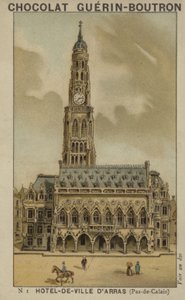 Rathaus von Arras, Pas-de-Calais von French School
