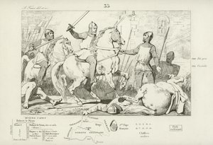 Hugo Capet nimmt Karl von Lothringen gefangen, 991