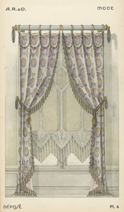 Illustration aus dem Innenarchitektur-Produktkatalog von A R & Cie, Frankreich
