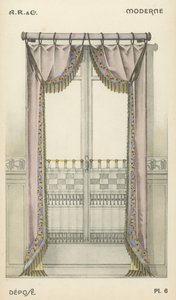 Illustration aus dem Innenarchitektur-Produktkatalog von A R & Cie, Frankreich