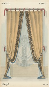 Illustration aus dem Innenarchitektur-Produktkatalog von A R & Cie, Frankreich