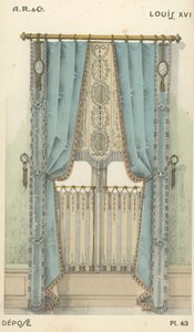 Illustration aus dem Innenarchitektur-Produktkatalog von A R & Cie, Frankreich