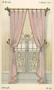 Illustration aus dem Innenarchitektur-Produktkatalog von A R & Cie, Frankreich