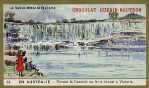 Vor den Horseshoe Falls, Victoria, Australien