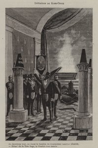 Einweihung eines Souveränen Prinzen Rose Croix (Stich)
