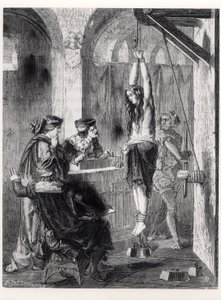 Inquisition einer Hexe von French School