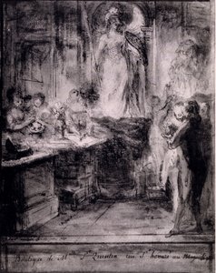 Innenansicht eines venezianischen Ladens, 1777