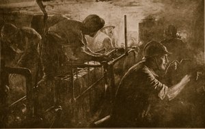 Innenraum eines Panzers der französischen Angriffsartillerie, 1914-18
