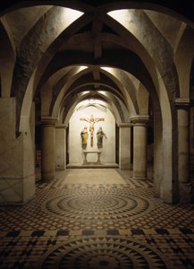 Innenansicht der Kathedrale von Metz (Moselle).