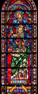 Jesaja mit St. Matthäus auf seinen Schultern