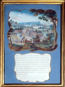 Jansenismus: Perspektivische Ansicht der Abtei von Port-Royal-des-Champs von French School