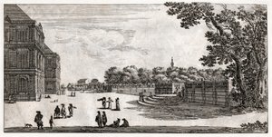 Jardin du Luxembourg, Paris (Stich) von French School