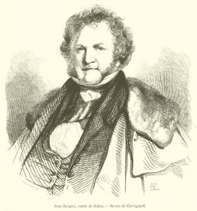 Jean-Jacques, Graf von Sellon (Gravur) von French School