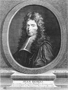 Jean Domat (Gravur) von French School