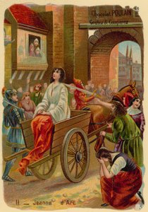 Johanna von Orléans auf dem Weg zu ihrer Hinrichtung