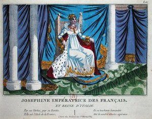 Josephine (1763-1814) Kaiserin der Franzosen und Königin von Italien von French School