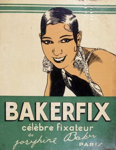 Josephine Baker - Werbung für Bakerfix: „Josephine Bakers berühmter Fixator“ von French School
