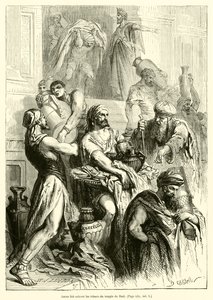 Josia lässt die Schätze des Baal-Tempels entfernen von French School