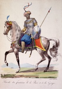 Khurde-Krieger an den Grenzen von Persien und Georgien, Anfang 19. Jahrhundert