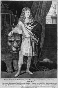 König Karl XII. (1682-1718) von Schweden, Ende des 17. Jahrhunderts von French School