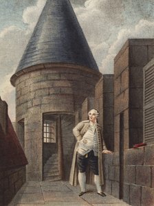 König Ludwig XVI. von Frankreich, auf dem Dach des Temple Towers, Paris