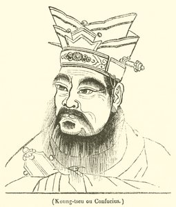 Koung-tseu oder Konfuzius (Gravur)