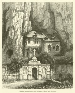 Die Einsiedelei von Saint-Hubert, nahe bei Namur