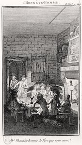 Der Ehrenmann (Stich) von French School