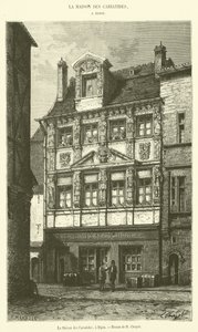 Das Haus der Karyatiden in Dijon von French School
