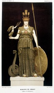 La Minerve de Simart - in „Histoire des Grecs“ von Victor Duruy, 1887