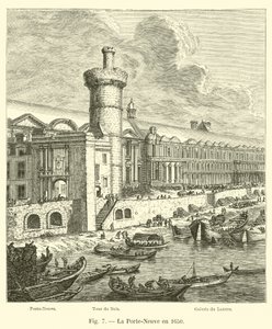 Das neue Tor im Jahr 1650 von French School