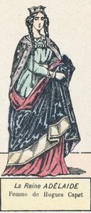 Königin Adelaide, Frau von Hugo Capet von French School