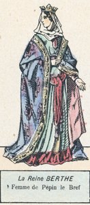 Königin Bertha, Frau von Pippin dem Kurzen von French School